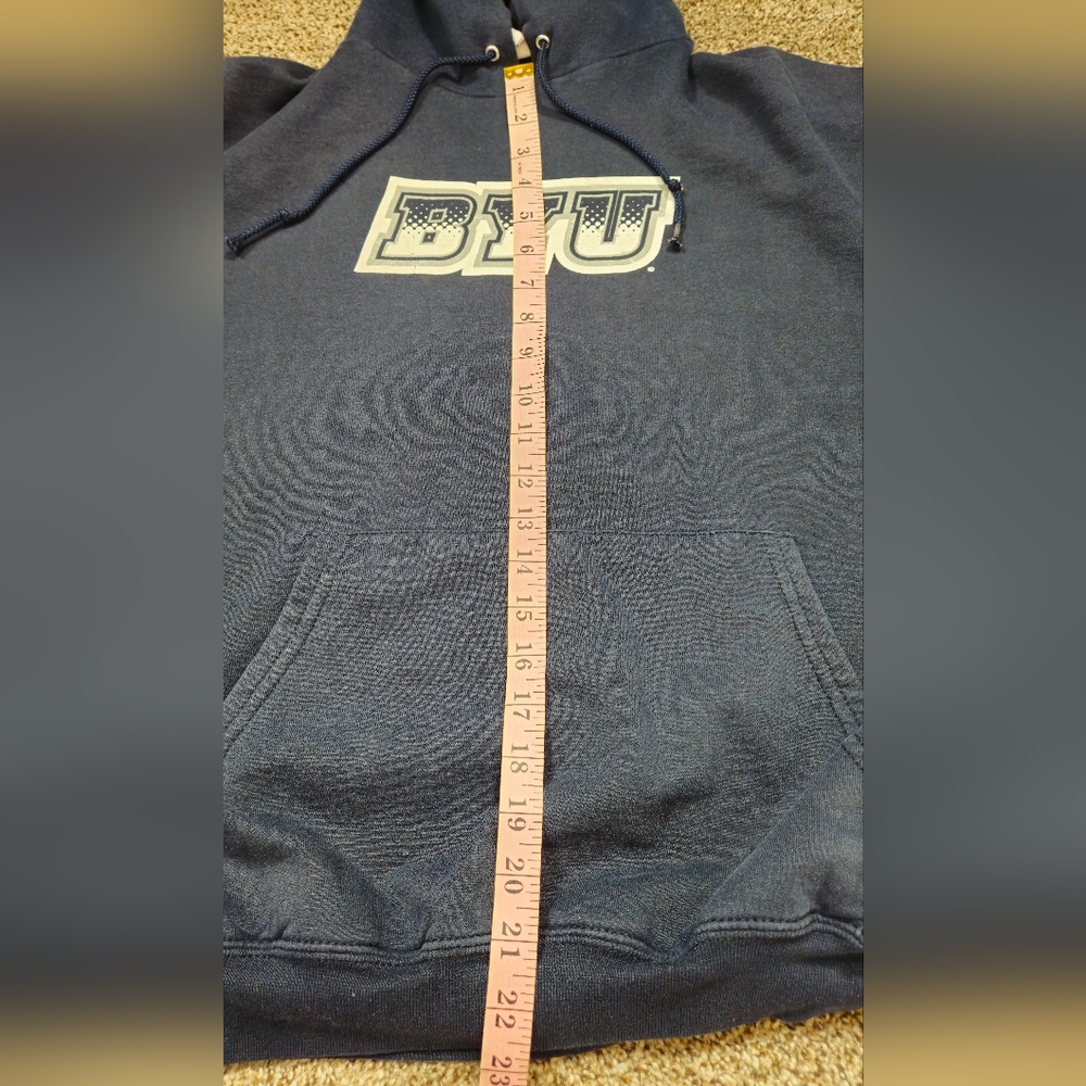 BYU Brigham Young University Champion Hoodie Sweatshirt Size L - Picture 4 of 7